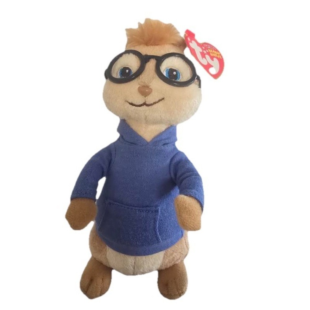 Simon Ty Beanie Babies Plush Alvin And The Chipmunks The Squeakquel‎ 2010 New